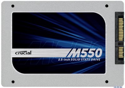   2.5" 1.0Tb Crucial M550 (CT1024M550SSD1) SATA 6Gb/s, 7mm, with 9.5mm adapter, R: