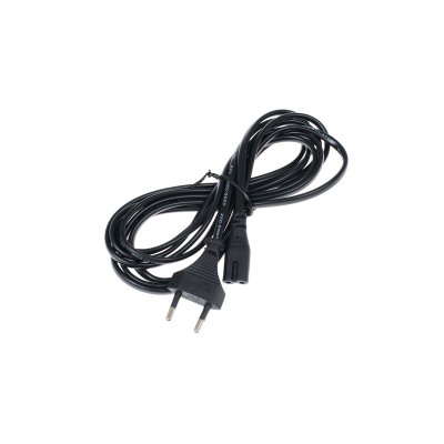    -  IEC-320-C7 (F) -) A220V, 1.8m, 2 pin, 