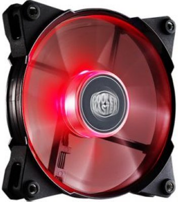 Cooler Master (R4-JFDP-20PR-R1) JetFlo 120 (4 , Red LED, 120x120x25mm, 12-36 , 800-2000