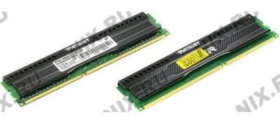 Patriot Viper (PVL38G213C1K) DDR-III DIMM 8Gb KIT 2*4Gb (PC3-17000) CL11