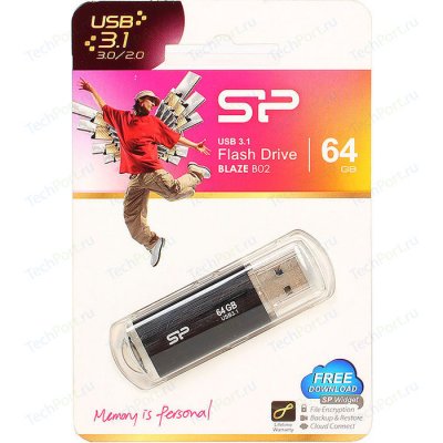 Silicon Power Usb  () Touch T07 Usb2.0 Flash 64Gb Rtl (Sp064Gbuf2T07V1B)