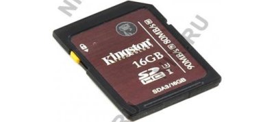   Kingston (SDA3/16GB) SDHC Memory Card 16Gb UHS-I U3