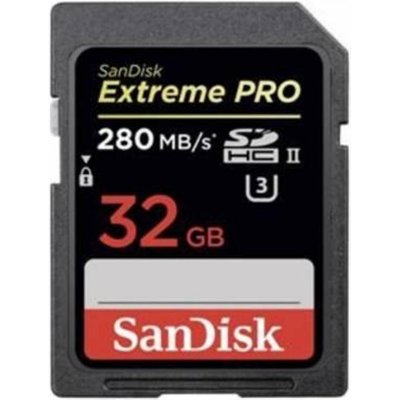   SanDisk Extreme Pro (SDSDXPB-032G-G46) SDHC Memory Card 32Gb UHS-II U3