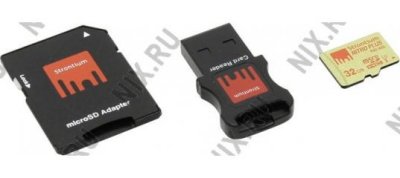   Strontium (SRP32GTFU1C) microSDHC 32Gb UHS-I U3 + microSD--)SD Adapter + USB CR