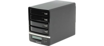  RAIDON NAS Server (SL5640-LB2) (4x3.5" HotSwap HDD SATA, RAID0/1/5/JBOD, GbLAN, 3xUSB2.0)