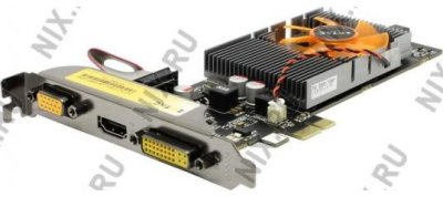  1Gb (PCI-Ex1) DDR-3 ZOTAC (GeForce GT610) (RTL) D-Sub+DVI+HDMI