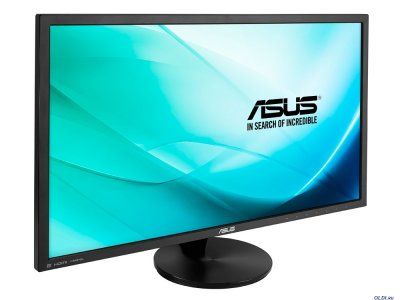  28" ASUS VN289Q Black VA, 1920x1080, 5ms, 300 cd/m2, 3000:1 (DCR 80M:1), D-Sub, DVI-D (HDCP)