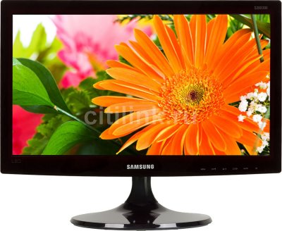  19.5" Samsung S20D300NH (300NH) gl.Black-Red 1366x768, 5ms, 200 cd/m2, 600:1 (Mega DCR), D-S