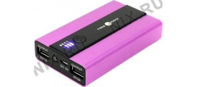  Ross&Moor PB03M (Purple) (2xUSB 2A, 6000mAh, , Li-Pol)