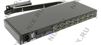 Procase (OCTO-16-C) 1U 16-port KVM    Unius17  Unius19( USB +  USB +