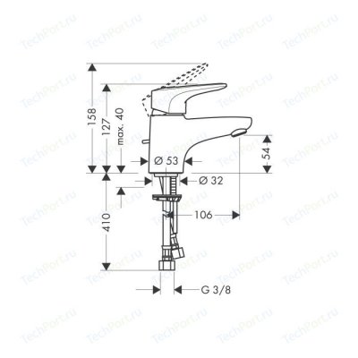  Hansgrohe Metropol ,  ,  (14072000)