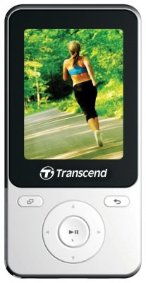  Transcend MP710 (TS8GMP710W) (A/V Player, FM, ., 8Gb, LCD2", LineIn, USB2.0, LiPol)