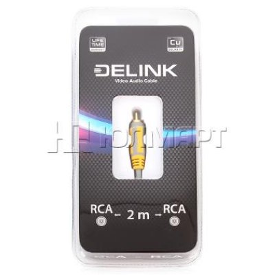   DeLink 1RCA-1RCA 2 , Grey, 