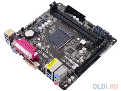 .  ASRock AM1B-ITX SAM1, 2*DDR3, PCI-E16x, SVGA, DVI, HDMI, LPT, SATA III, USB 3.0, GB Lan,