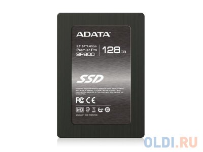   SSD 2.5" 128 Gb ADATA SP600 SATA III (JMicron, R360/W130MB/s, 7mm) (ASP600S