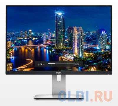  24.1" Dell U2415 Black IPS, LED, 1920x1200, 8ms, 300 cd/m2, HDMI (MHL), DP, miniDP, USBhub,