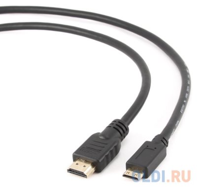  HDMI-miniHDMI Gembird/Cablexpert, v1.4, 19M/19M, 1.8 , 3D, Ethernet, , .