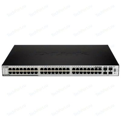 D-link DGS-3120-48PC  PoE 44xUTP Gigabit, 4xCombo UTP/SFP Gigabit   PoE, L2, 19