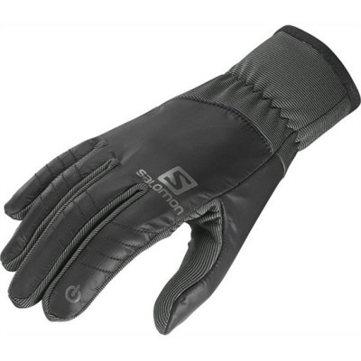  SALOMON FLEECE OUTDOOR GLOVE BLACK,  L