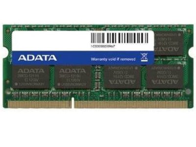   SO-DIMM DDR-III A-DATA 8Gb 1600Mhz PC-12800 (AD3S1600W8G11-B)