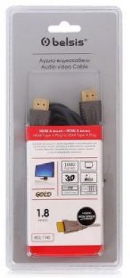 Belsis BGL1140   HDMI  - HDMI , GOLD,  /, 1.8 .