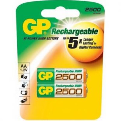  GP 250AAHC(HP)-4 (1.2V, 2450mAh) NiMH, Size "AA" (. 4 )