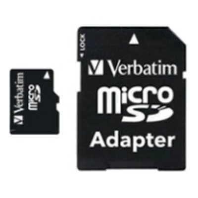   microSDHC 16Gb class4 +adapter Verbatim