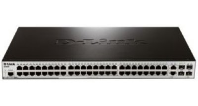 D-link DES-3200-52/C1B  48x10/100BASE-T , 2x100/1000 SFP, 2xCombo 10/100/1000BASE-T/SFP,