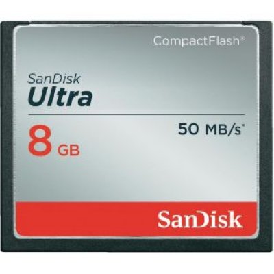   Compact Flash Card 8Gb SanDisk Ultra SDCFHS-008G-G46