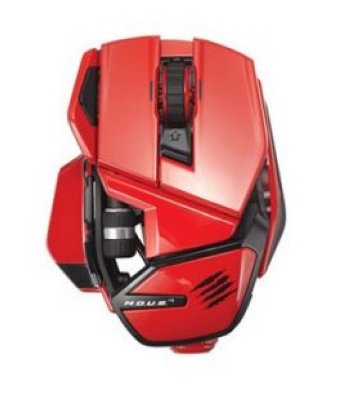 Mad Catz M.O.U.S.9 - Red  Wireless Laser ,      