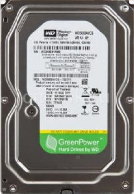 Western Digital WD5000AVCS   SATA 500GB 3.5" AV-GP SATA 3Gb/s IntelliPower 16Mb ( 