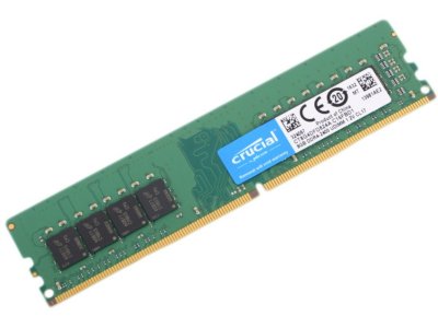 Crucial BLS2C4G4D240FSA   DDR4 8GB (2*4GB) PC4-19200 2400MHz CL16 SR x8 Unbuffered DIMM