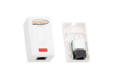 NIKOMAX NMC-WO1UE2-WT   1 , .6, RJ45/8P8C, 110/KRONE, T568A/B,  