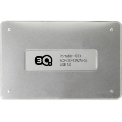  /HDD 2.5" 1Tb 3Q Iris Silver (3QHDD-T292M-SS1000, USB3.0)