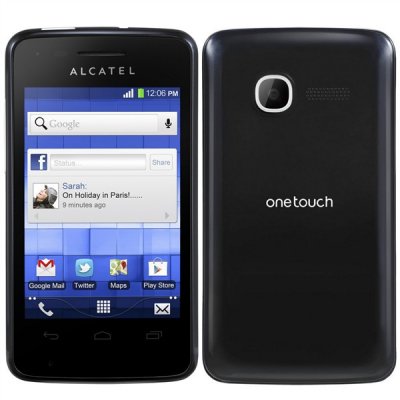  Alcatel One Touch 5035D X-POP Raven/Black 2 sim/4.5"/1GHz/0.3Mpx/5Mpx/GPS/And4.1