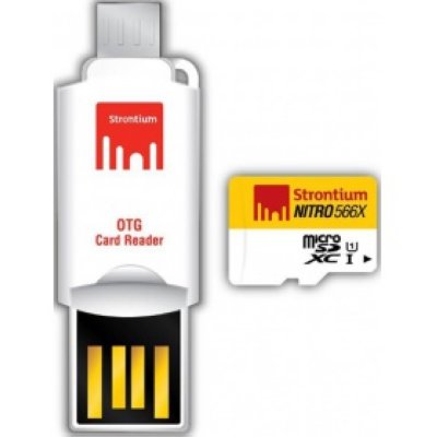   MicroSD 32Gb Strontium Nitro (SRN32GTFU1T) Class 10 microSDHC+adapter+USB reader