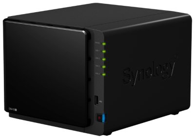  Synology (DS415+) Disk Station (4x3.5/2.5" HDD/SSD SATA, RAID 0/1/5/6/10/JBOD, 2xGbLAN, US