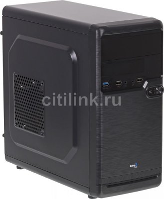  Aerocool Qs-182  w/o PSU mATX SECC 2*120mm 1*80mm fan 2*USB2.0 USB3.0 e-SATA audio HD s