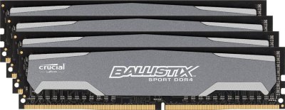   Crucial Ddr4 4X8Gb 2400Mhz (Bls4C8G4D240Fsa)