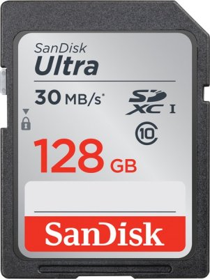   SDXC 128Gb Class10 Sandisk SDSDUN-128G-G46 Ultra 40Mb/s UHS-1