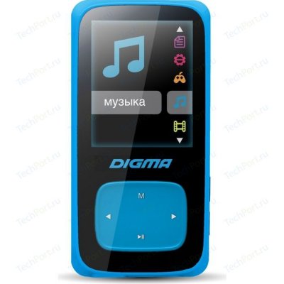  Flash Digma Cyber 2 8Gb  1.8" FM HedPh /FM/AVI/AMV/MP3/WMA/FLAC/OGG/APE/WAV/TF slot