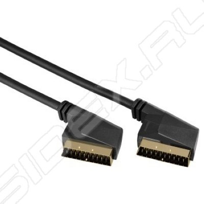  Hama Scart Connecting Cable, Scart Plug - Scart Plug, 1.5 m, black