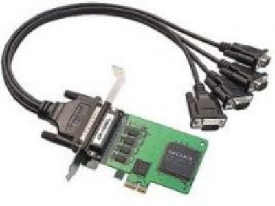 MOXA CP-104EL-A-DB9M  4-port RS-232, PCI Express