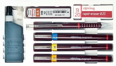   Rotring College Set 0.20/0.40/0.80  3  +  Tikky 0.5   4  S07