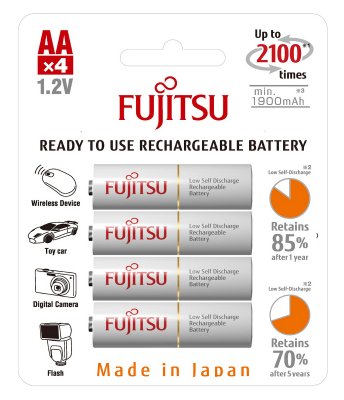  AA - Fujitsu HR-3UTCEX(4B) 1900 mAh (4 )