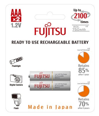  AAA - Fujitsu HR-4UTCEX(2B) 750 mAh (2 )