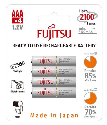  AAA - Fujitsu HR-4UTCEX(4B) 750 mAh (4 )