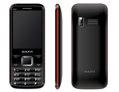   Maxvi X800 Black-Red