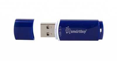  USB Flash Drive 256Gb - SmartBuy Crown Blue SB256GBCRW-B