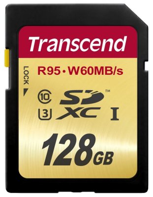   128Gb - Transcend High-Capacity Class 10 UHS 3 - Secure Digital TS128GSDU3